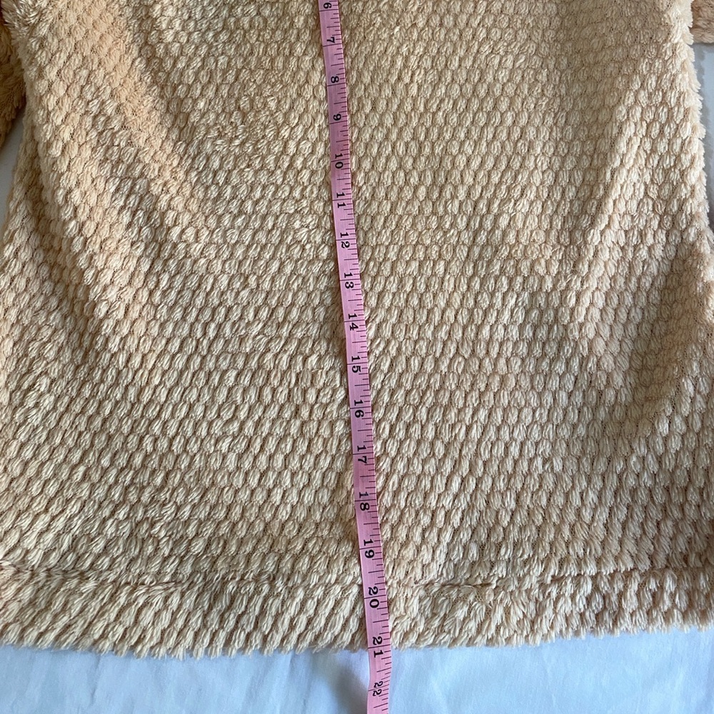 dudley‎ stephens Brighton Sherbert Pink Bubble Fleece Boatneck Top XS - Picture 8 of 8